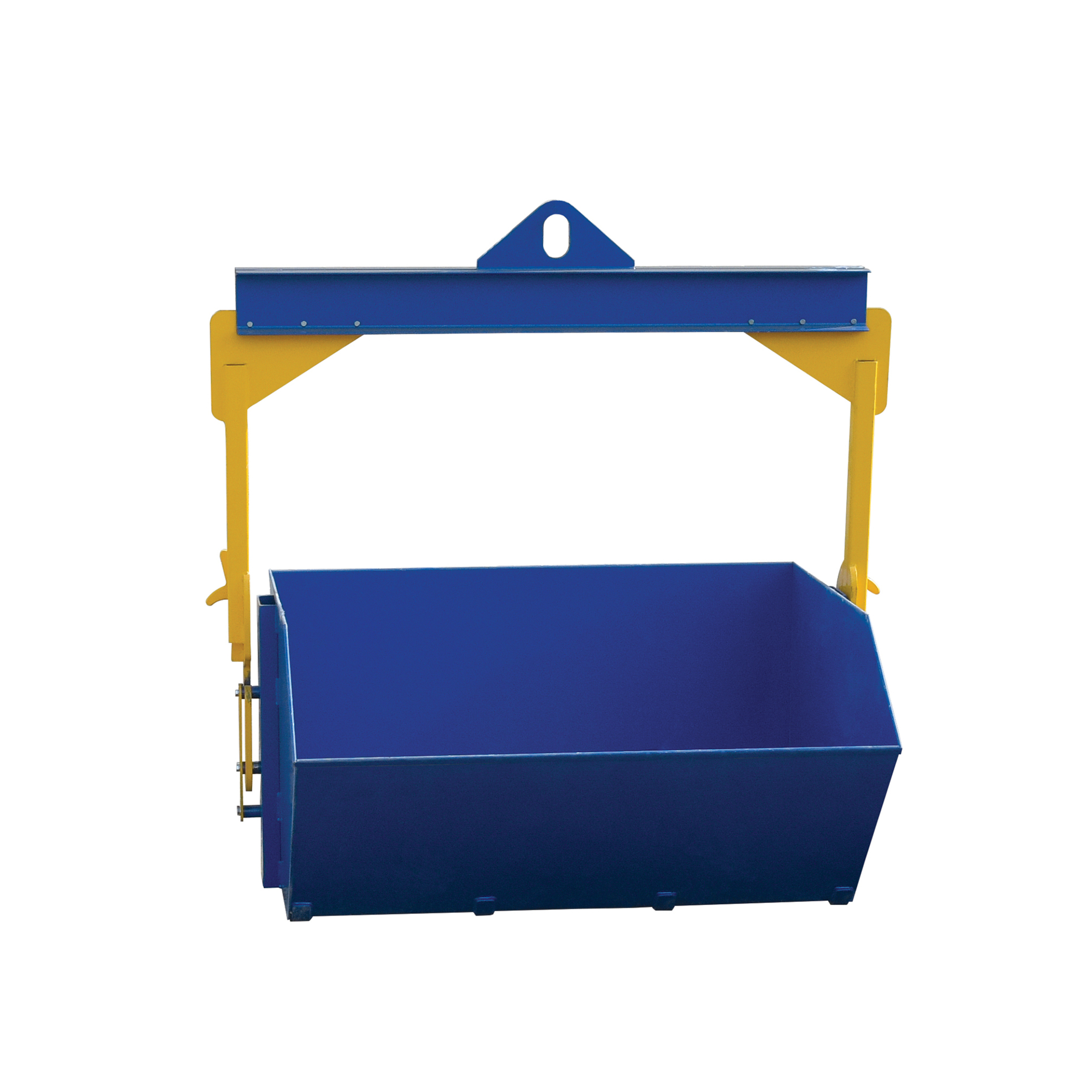 Vestil Steel Self-Dumping Bin - 2 Cubic Yard, 6000-Lb. Capacity, Powder-Coated, Model# SDB-200-6
